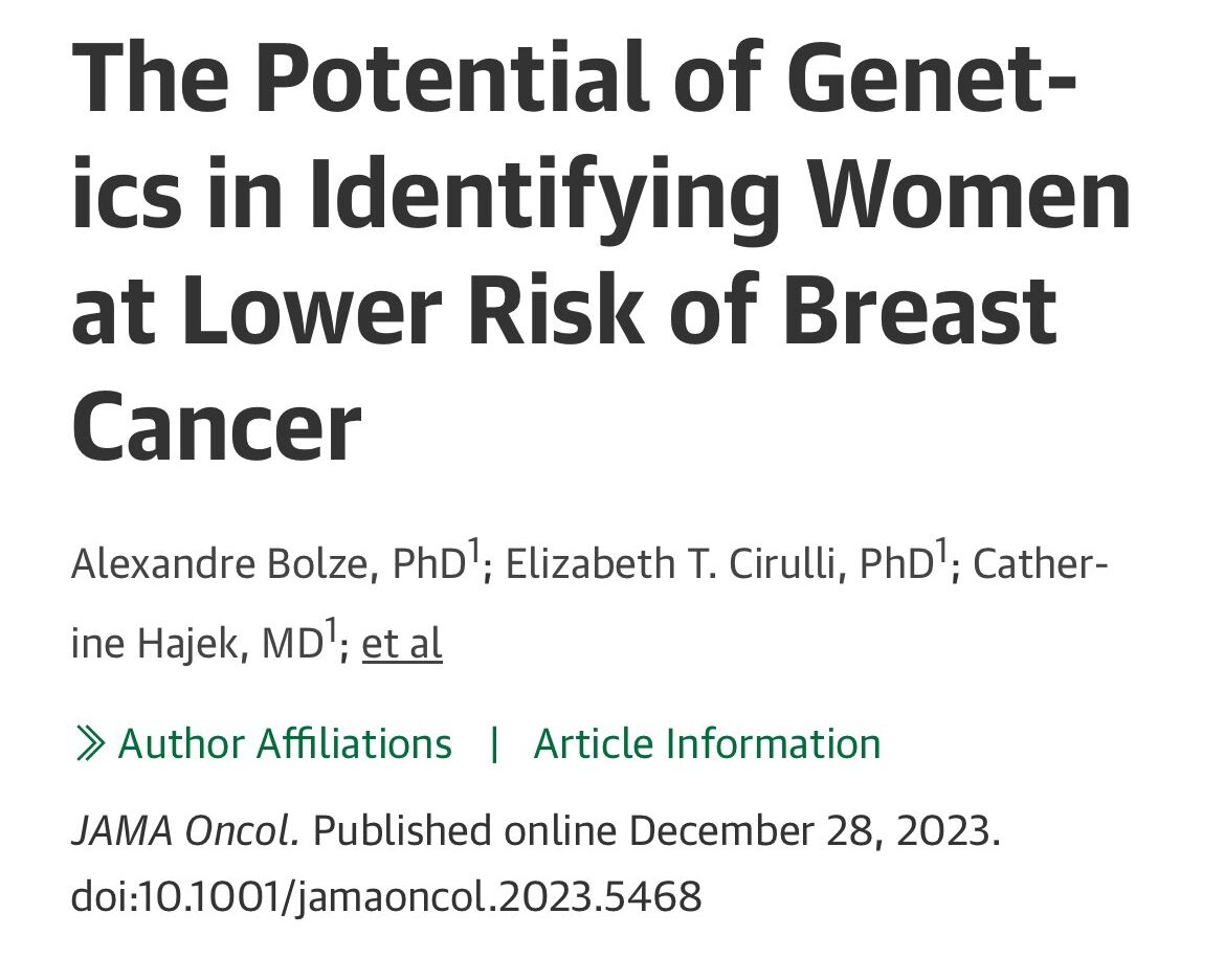 Erman Akkus: Can genetics be used to delay mammogram screening?