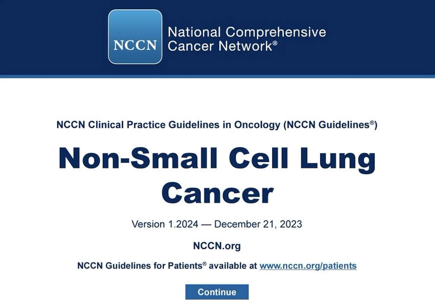 Stephen V Liu: Many updates in the 1.2024 National Comprehensive Cancer Network (NCCN) NSCLC guidelines