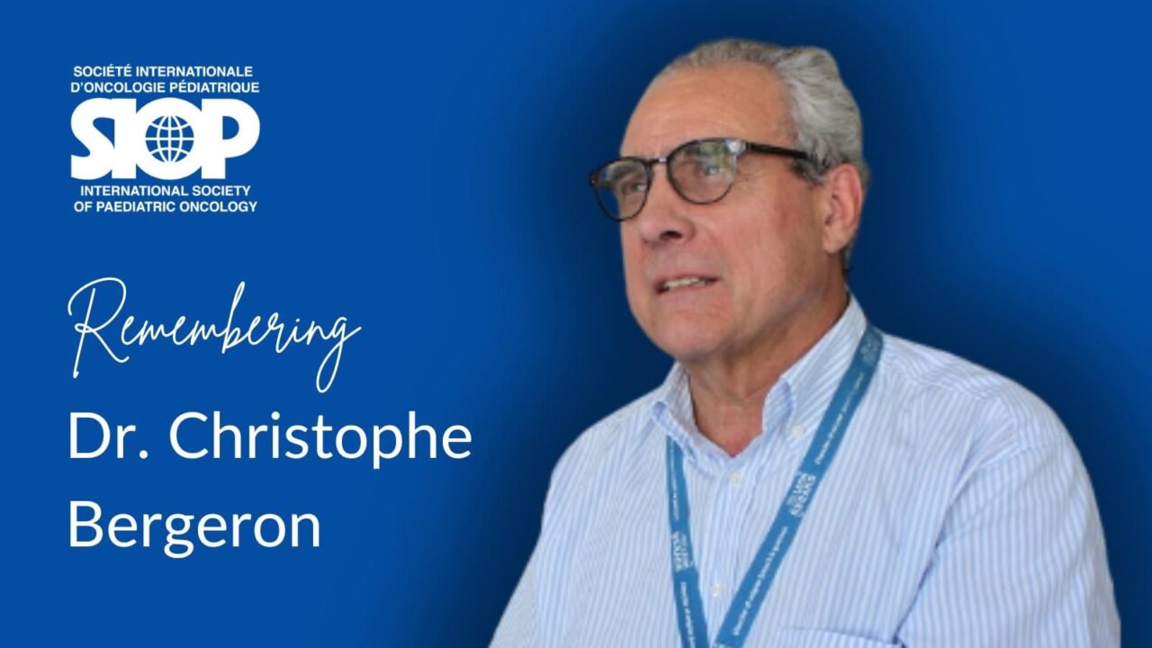 It is with immense sadness that we learn of the death of Dr. Christophe Bergeron – SIOP