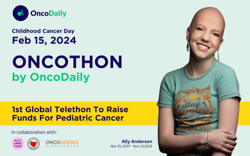 We are live on the International Childhood Cancer Day for the First Global OncoThon