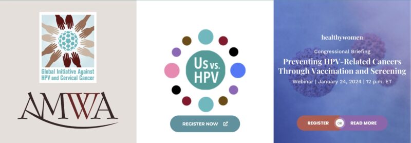 Us vs. HPV Prevention week webinar series and a US Congressional briefing