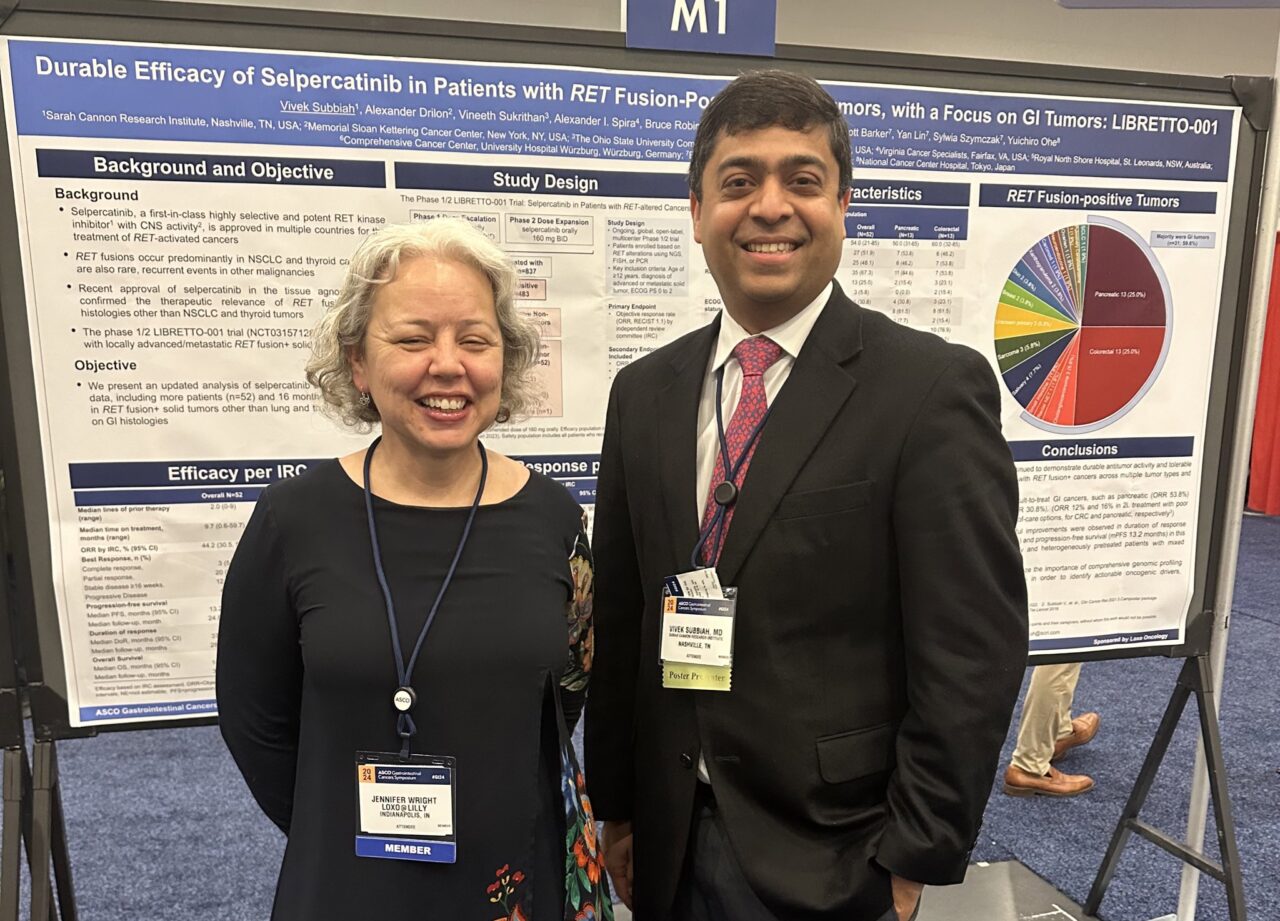 Vivek Subbiah: ‘Was great to partner with her and the team on the Selpercatinib RET fusion tissue agnostic approval