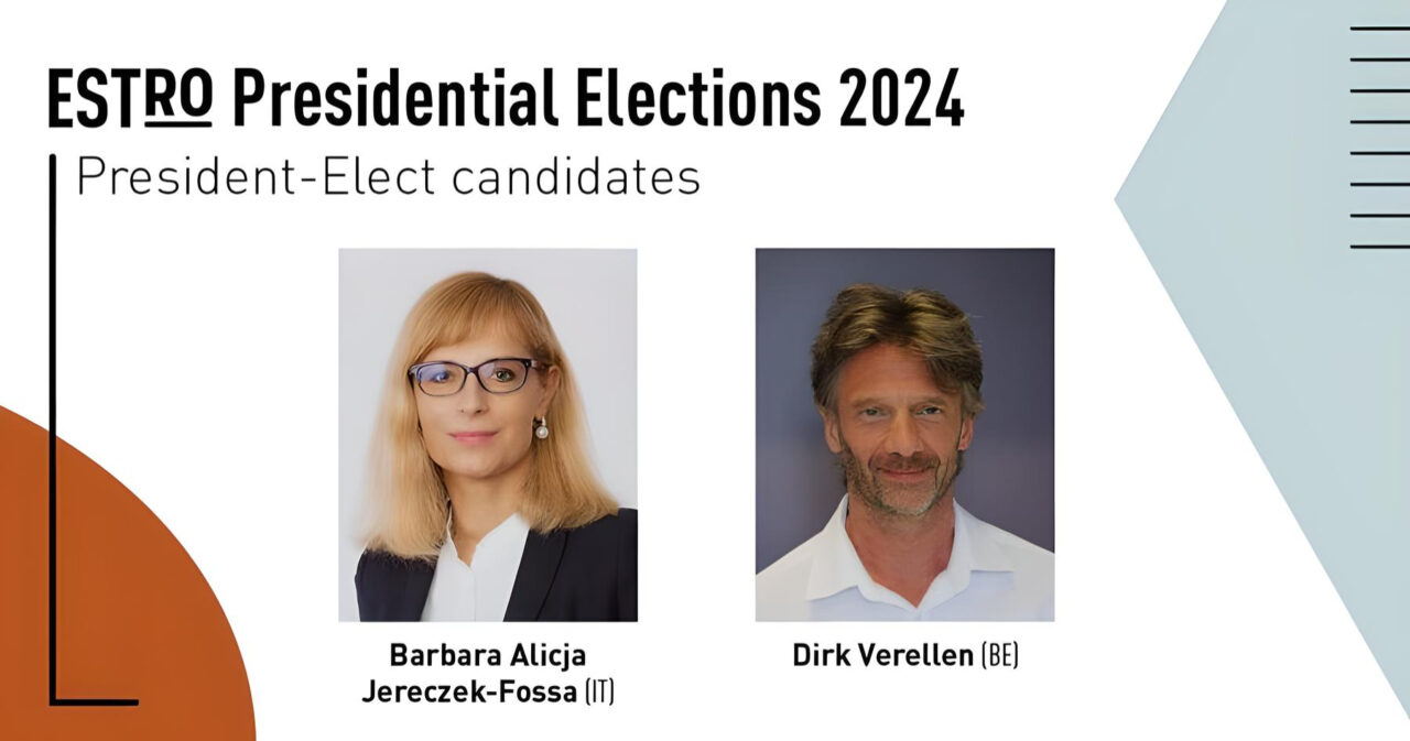 The 2 candidates for ESTRO President: Barbara Jereczek-Fossa and Dirk Verellen