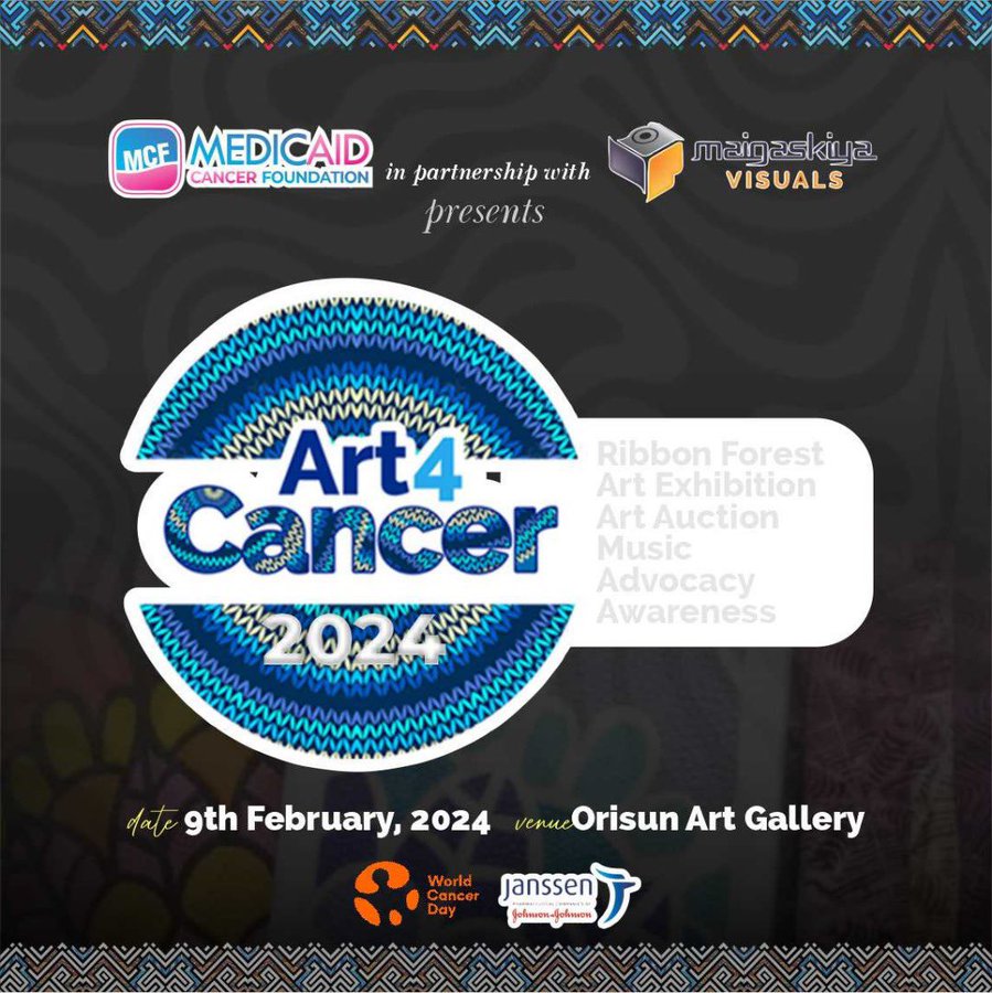 Zainab Shinkafi-Bagudu: We are embarking on an artistic journey to mark World Cancer Day and close the care gap, on Feb 9th.