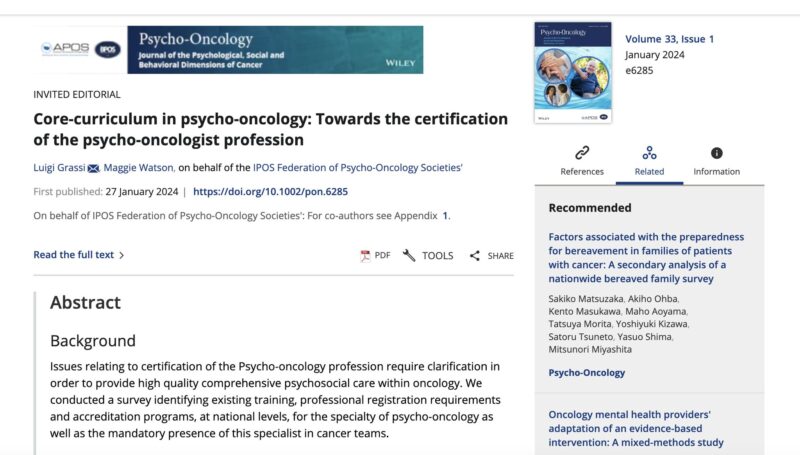 Dégi László Csaba: New Research Aims to Close Gaps in Psycho-Oncology Training