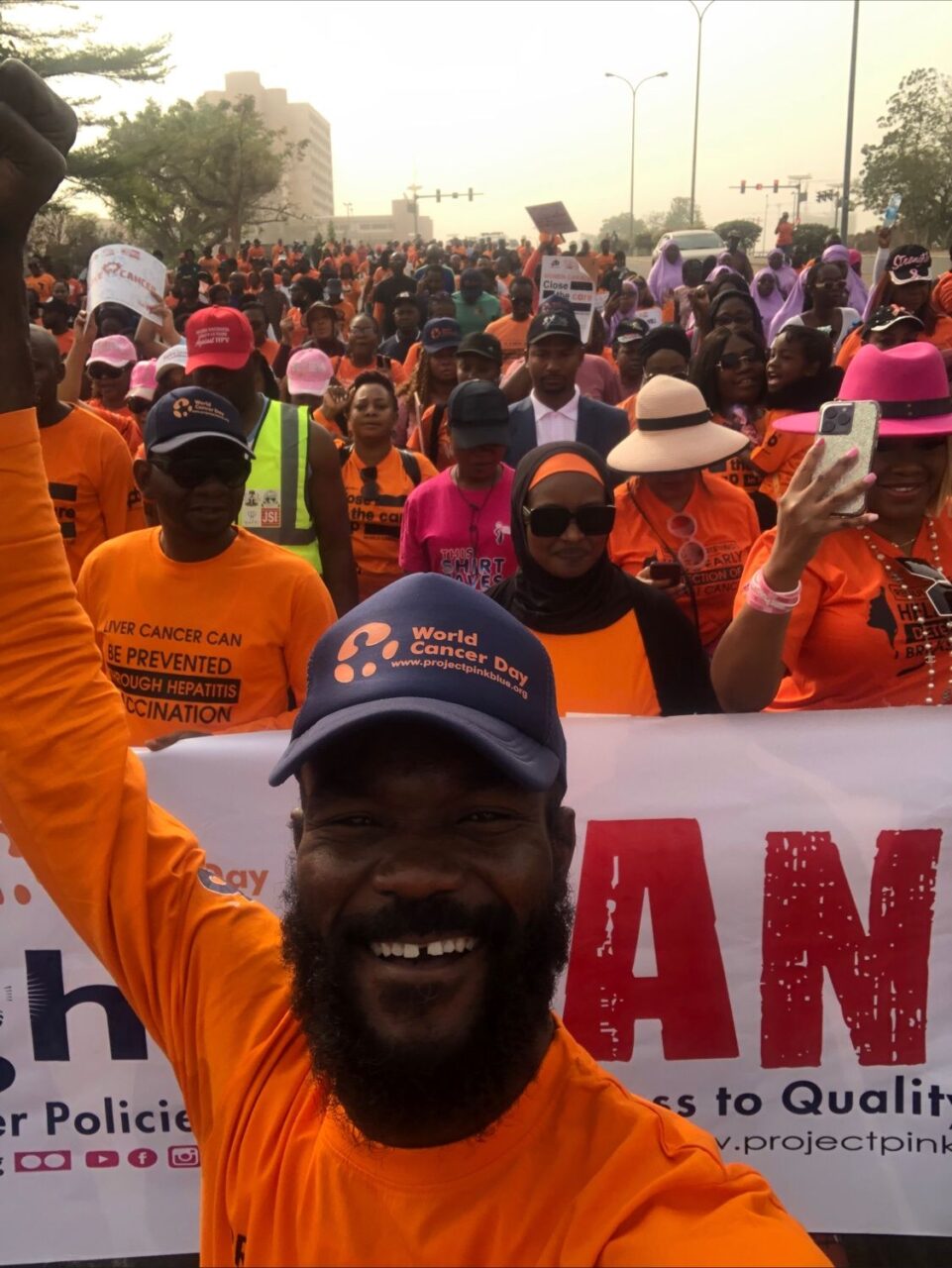 Runcie C.W. Chidebe: Abuja, thank you so much for the passion, dedication, and commitment to World Cancer Day