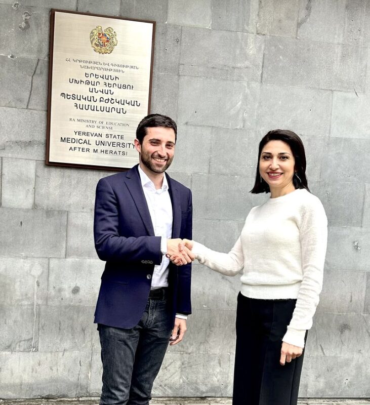 Robin Vicken Ohannessian: I have the honour to announce that I have been nominated as Invited Professor at the Faculty of Public Health of Yerevan State Medical University named after Mkhitar Heratsi in Armenia