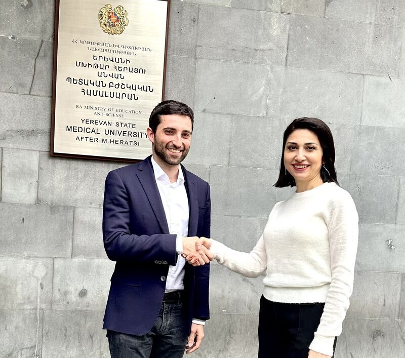 Robin Vicken Ohannessian: I have the honour to announce that I have been nominated as Invited Professor at the Faculty of Public Health of Yerevan State Medical University named after Mkhitar Heratsi in Armenia