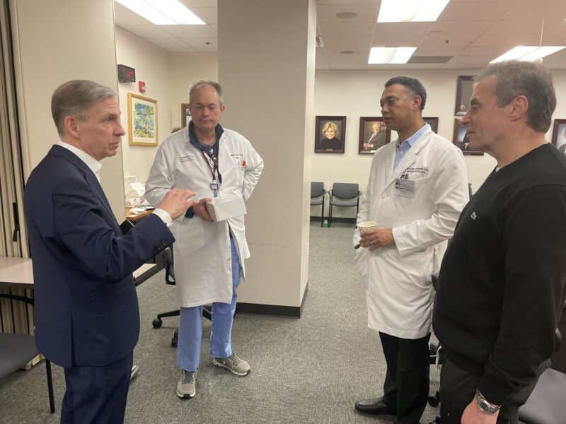 Peter Pisters: Delighted to drop by MD Anderson Cancer Center’s Leukemia faculty to discuss the exceptional breakthroughs over the years