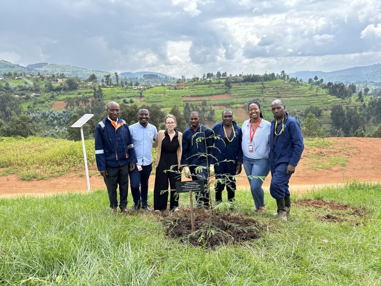 Claire M. Wagner: My thanks to Emmanuel Kamanzi and team for the opportunity to plant a redwood in Paul’s honor, and for keeping his legacy alive