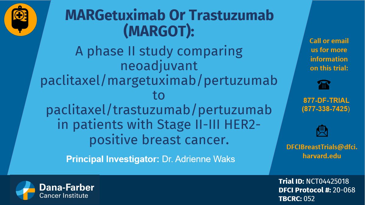 The MARGOT is optimizing preoperative therapy for Stage II-III HER2+ breast cancer – Dana-Farber’s Breast Oncology Center