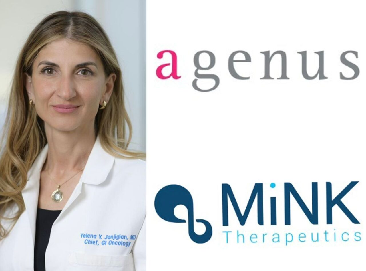 Yelena Janjigian is leading the investigator-initiated trial of the First Novel Combination of MiNK’s Allogeneic Cell Therapy with Agenus’ BOT/BAL