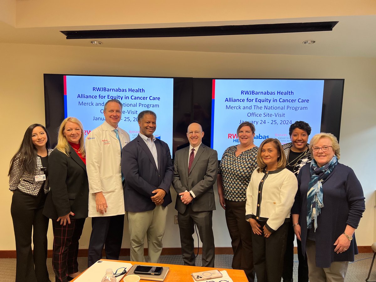 Andrew M. Evens: Rutgers Cancer Institute NJ is honored to be one of few centers nationally part of the ‘Alliance for Equity in Cancer Care’ via the Merck Foundation