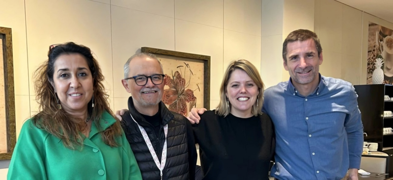 Maite Gorostegui: We are very lucky that Laila Hessissen visited the Pediatric Cancer Center Barcelona