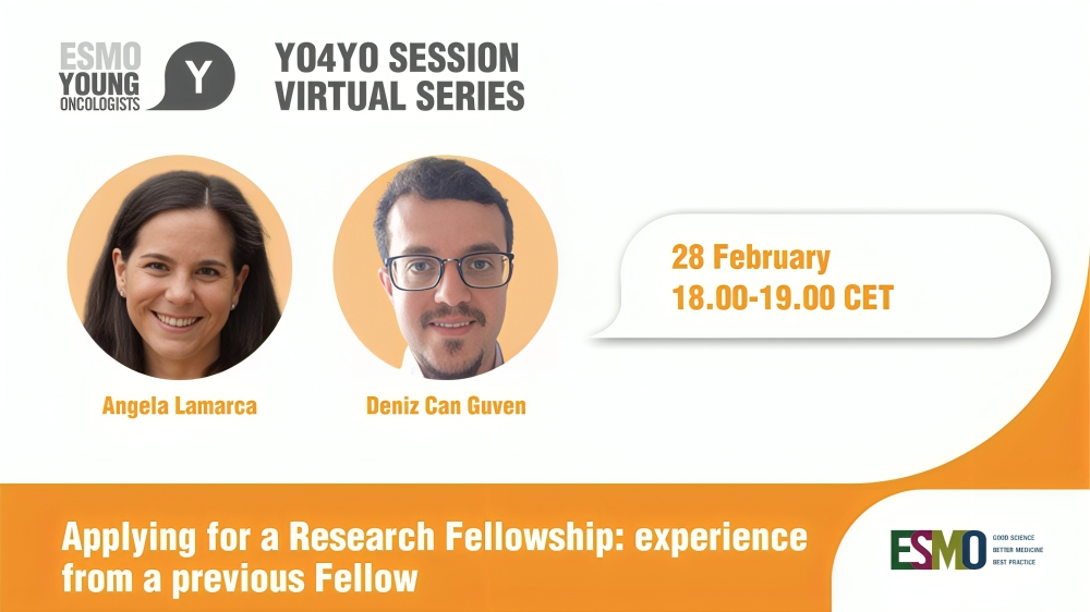 Deniz Can Guven: Join us for another great ESMOYOC YO4YO Virtual Session with Angela Lamarca