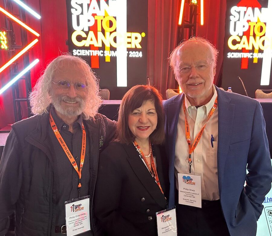 Margaret Foti: It is a great honor to work with Dr. Phil Sharp in the American Association for Cancer Research’s role as Scientific Partner for Stand Up to Cancer
