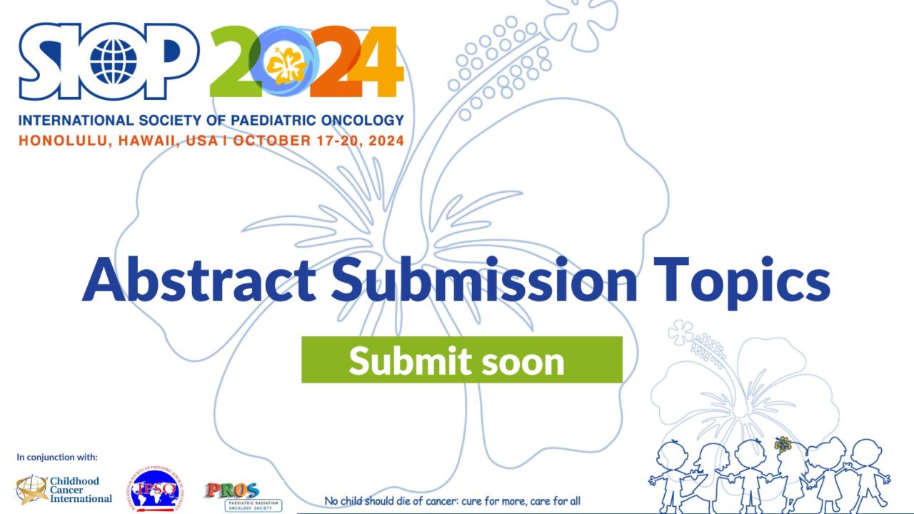 A little help in choosing the topic for abstract submission – SIOP