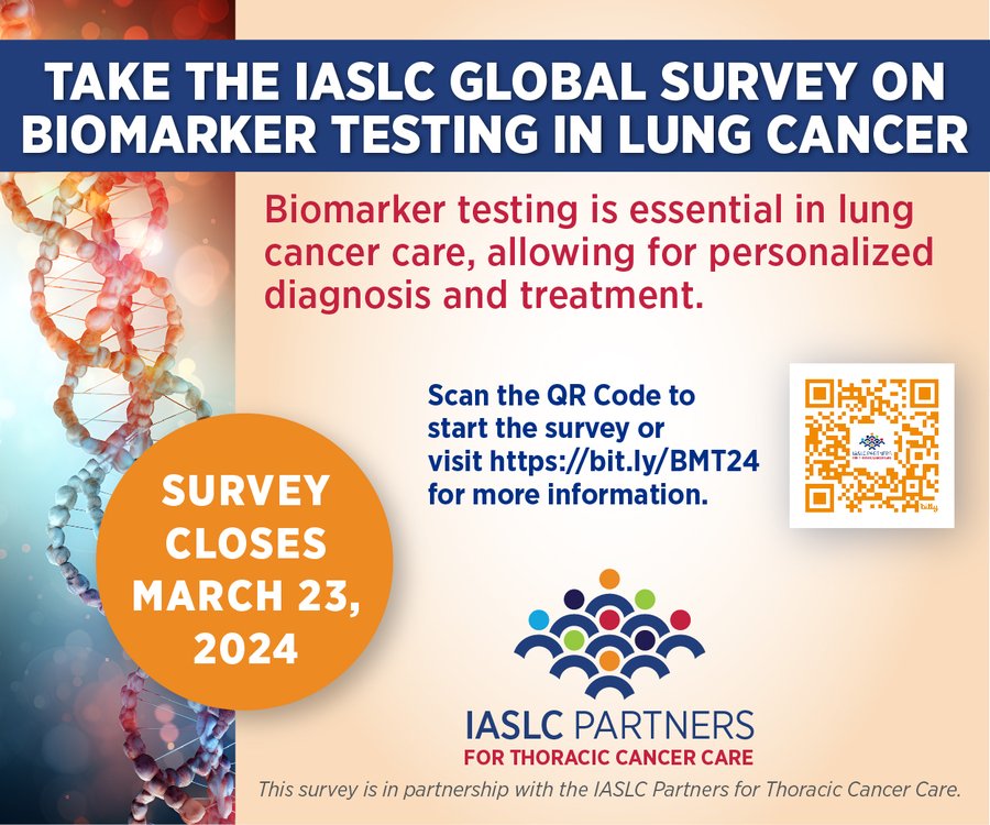 Take the Biomarker Testing Survey and help us improve care worldwide – IASLC