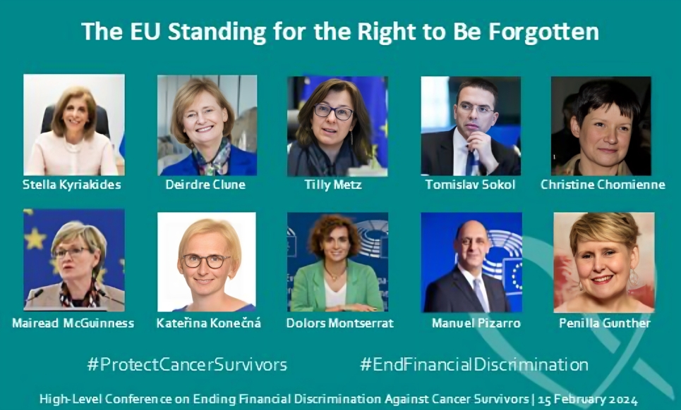 Françoise Meunier: Next Thursday, key European stakeholders will take stock of the progress made at the EU level to protect cancer survivors from financial discrimination