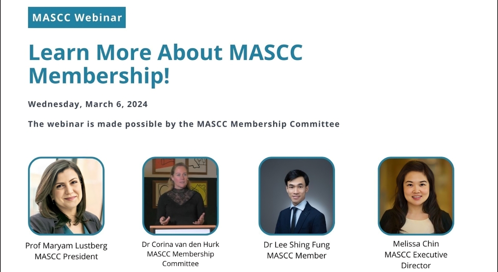 Join us on March 6 for a MASCC membership webinar – The Multinational Association of Supportive Care in Cancer (MASCC)