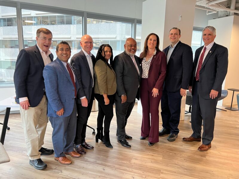 Karen Knudsen: Loved sharing ideas with Greg Deavens and Rich Snyder about partnering on cancer screening and patient navigation