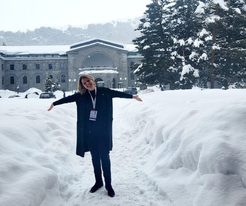 Maite Gorostegui: Taking part of the IV Armenian Oncology Congress