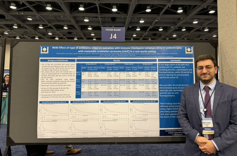 Renee Maria Saliby: Type and timing of antibiotics matters on outcomes of ICIs in patients with mUC
