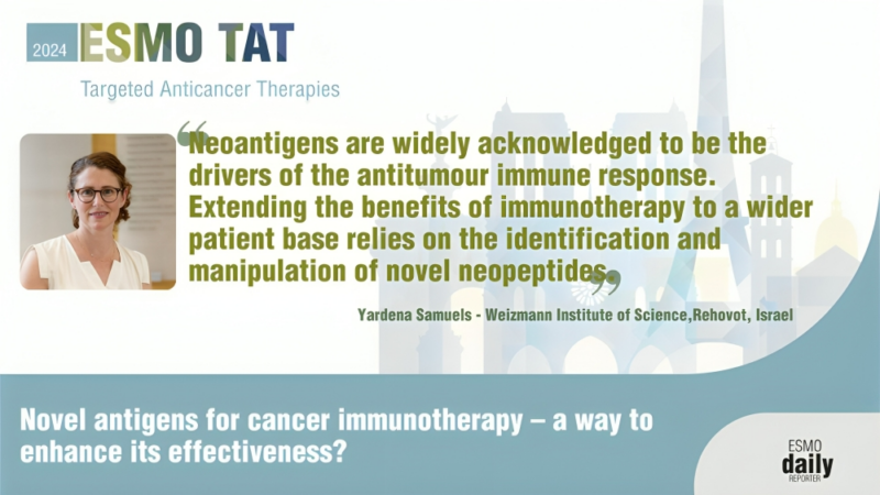 Yardena Samuels discusses how ongoing research is revisiting the classic neoantigen approach – The European Society for Medical Oncology (ESMO)