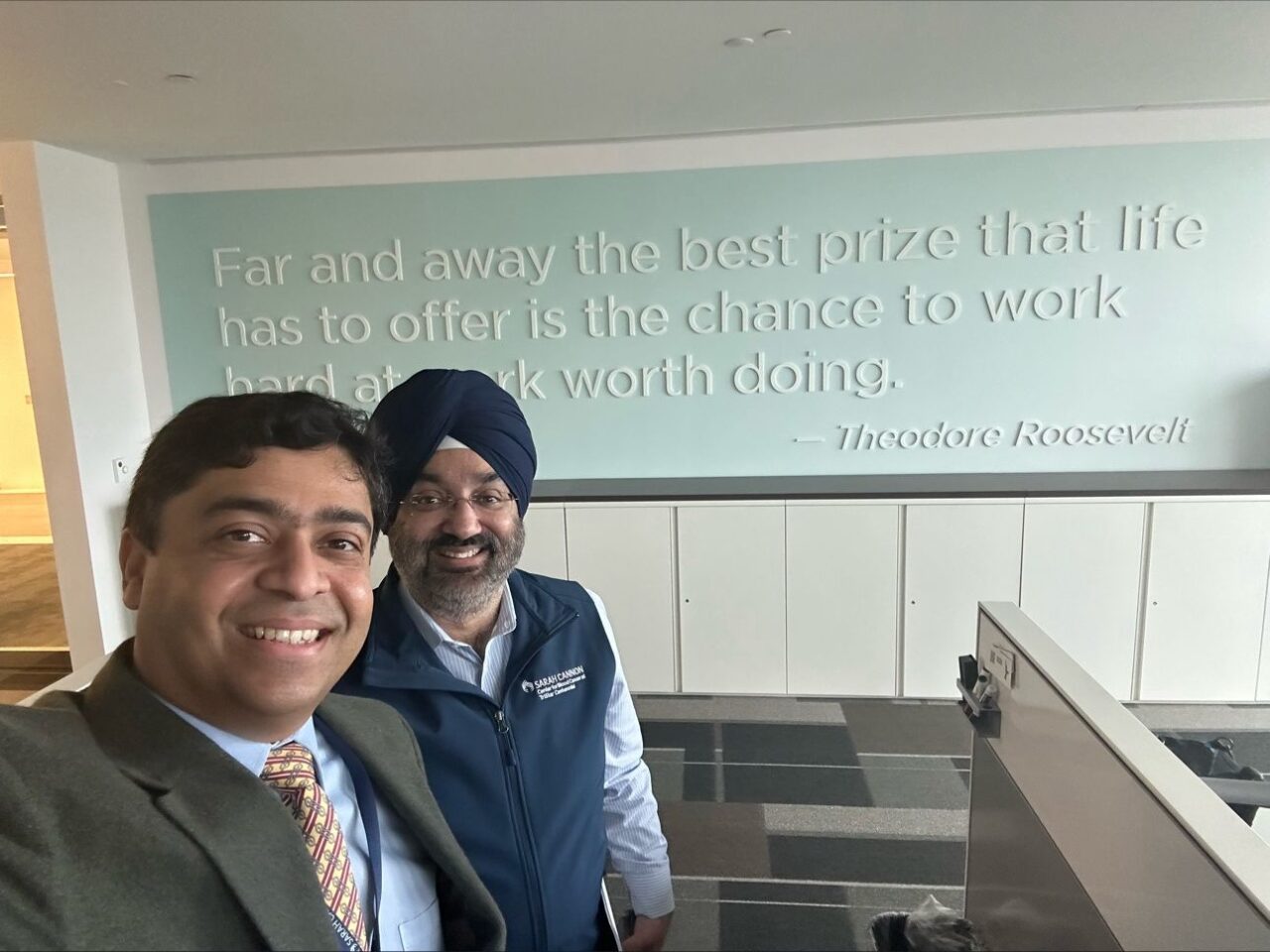 Vivek Subbiah: ‘Far and away the best prize that life offers is the chance to work hard at work worth doing’ — Theodore Roosevelt