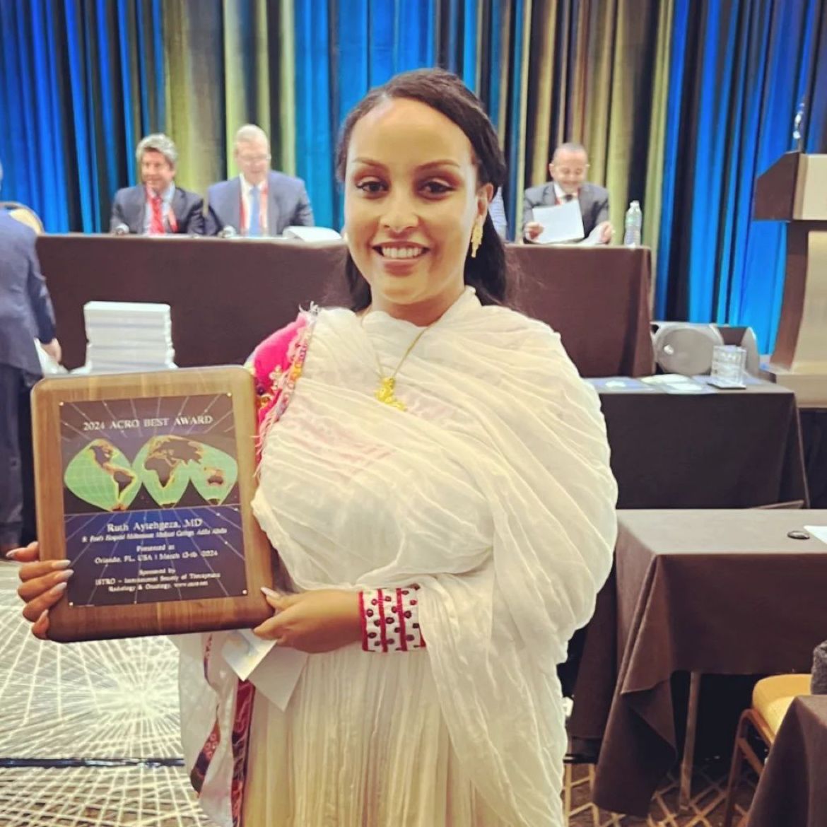 ESHO Member, Assistant Professor Ruth Aytehgeza, Receives ACRO 2024 Best Award for Oncological Research Presentations – Ethiopian Society of Hematology and Oncology-ESHO
