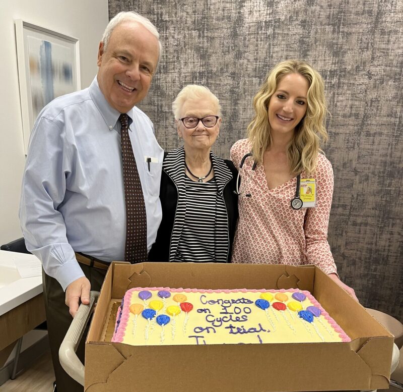 Theresa celebrated 100 months on her phase 1 clinical trial – Sarah Cannon Research Institute