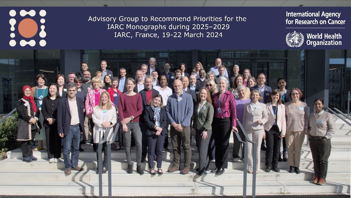 Amy Berrington: A wonderful week in Lyon participating in this important meeting on the priorities for the IARC monographs Programme