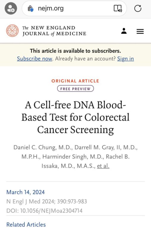 David Gandara: Multi-omics approach to plasma testing proves effective in colorectal cancer screening