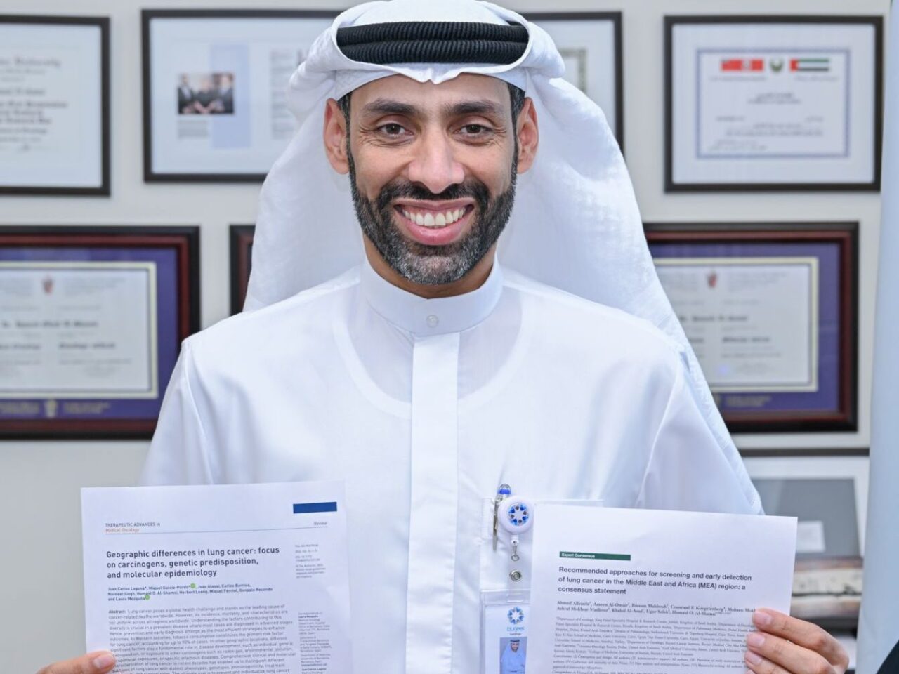 Humaid Al-Shamsi: Pleased to share with you our latest 2 publications published on the same day about lung cancer