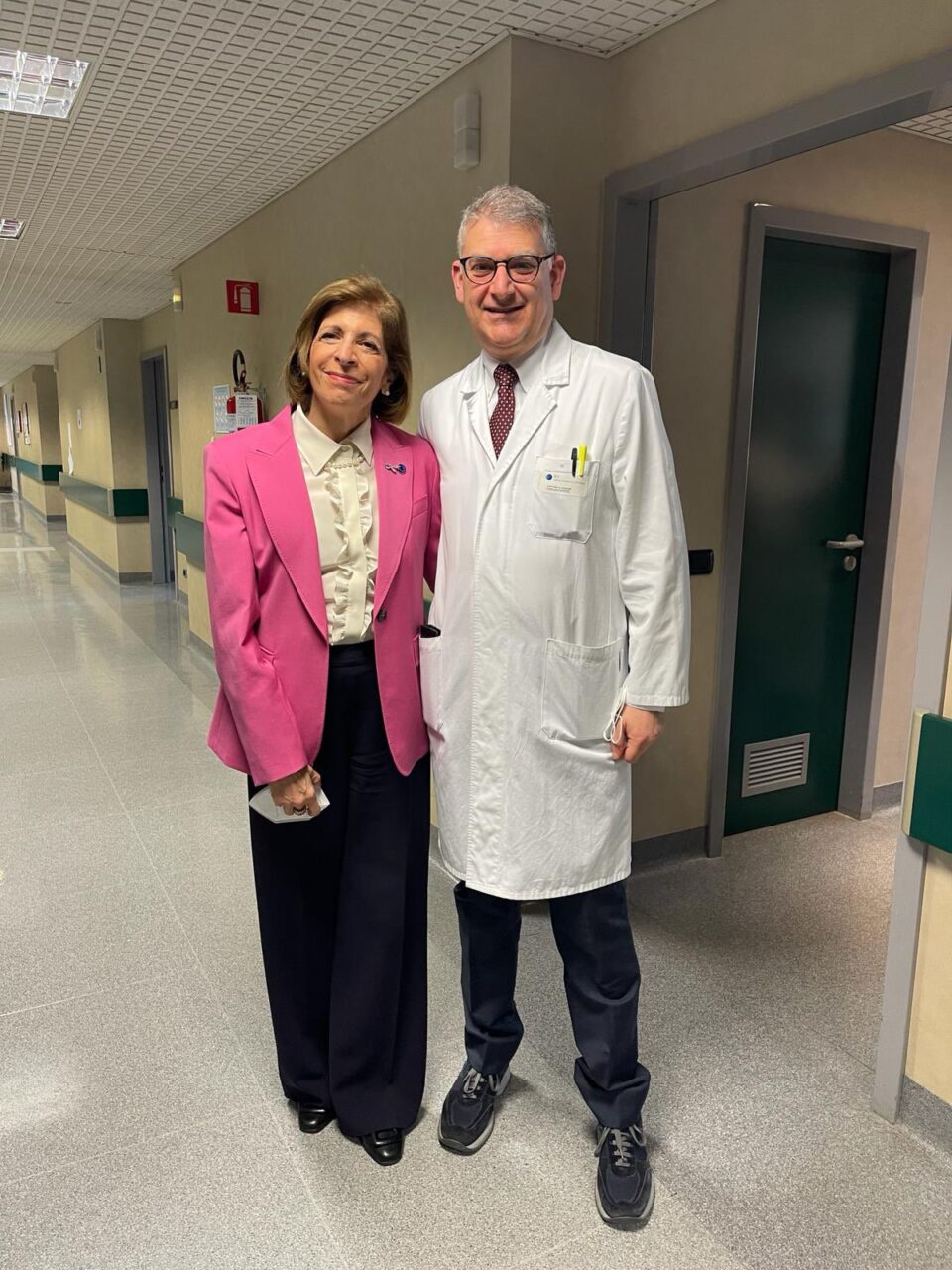 Giuseppe Curigliano: Grateful to Stella Kyriakides Commissioner for Health at European Commission for visiting European Institute of Oncology (IEO)