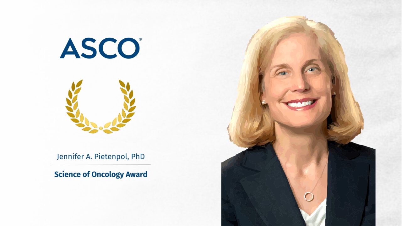 Jennifer A. Pietenpol Awarded the 2024 ASCO Science of Oncology Award 