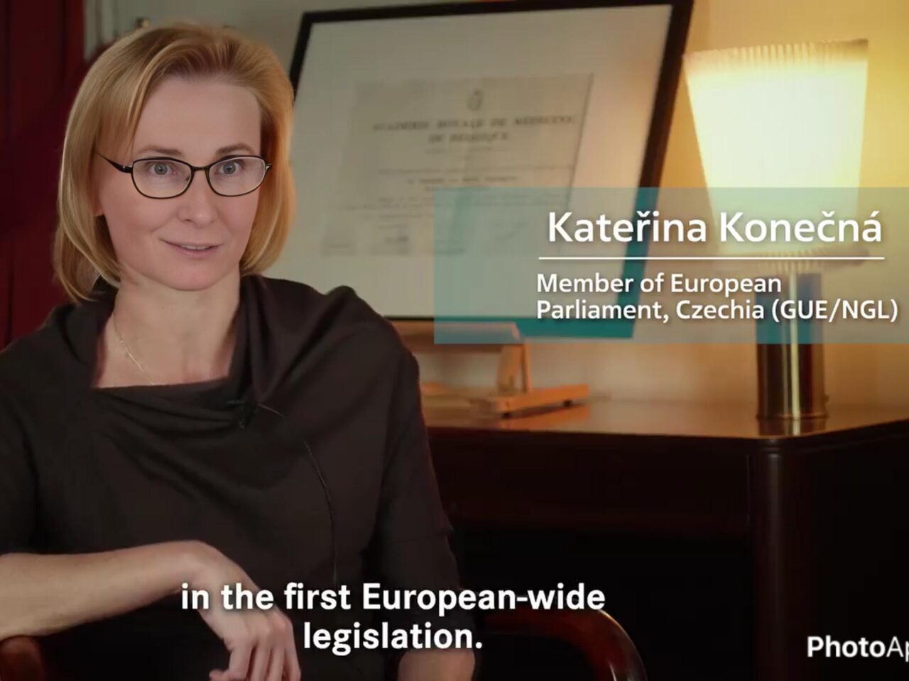 Françoise Meunier: MEP Kateřina Konečná reiterated her support for cancer survivor’s rights need to be guaranteed through legislative measures at the European level