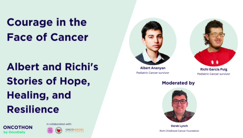 Derek Lynch: What an honor it was to moderate this conversation between two incredible childhood cancer survivors