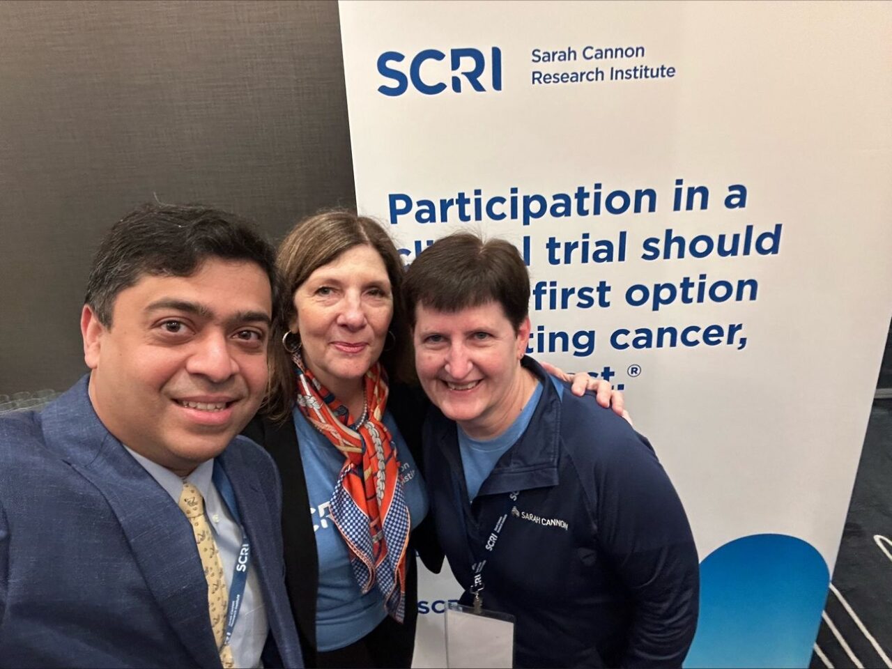 Vivek Subbiah: Privileged to collaborate with SCRI pillars Lisa Morrissey and Suzanne Jones