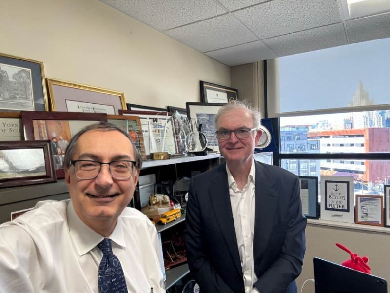 Wafik S. El-Deiry: Wonderful to meet Novocure Executive Chairman William F. Doyle