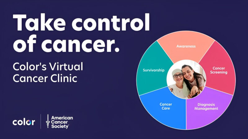 Karen Knudsen: The American Cancer Society is proud to partner with Color to put the patient at the centre