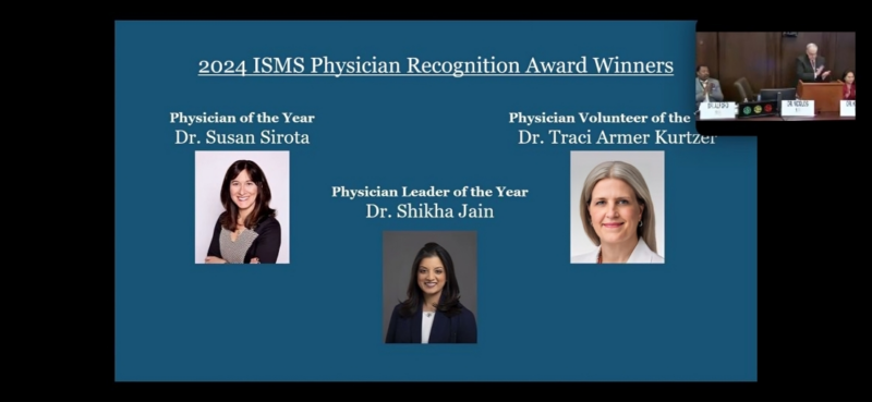 Shikha Jain: What an incredible honor to receive the Physician Leader of the Year award from the Illinois State Medical Society