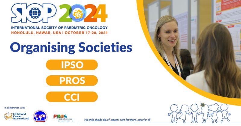 International Society of Paediatric Oncology is organising societies