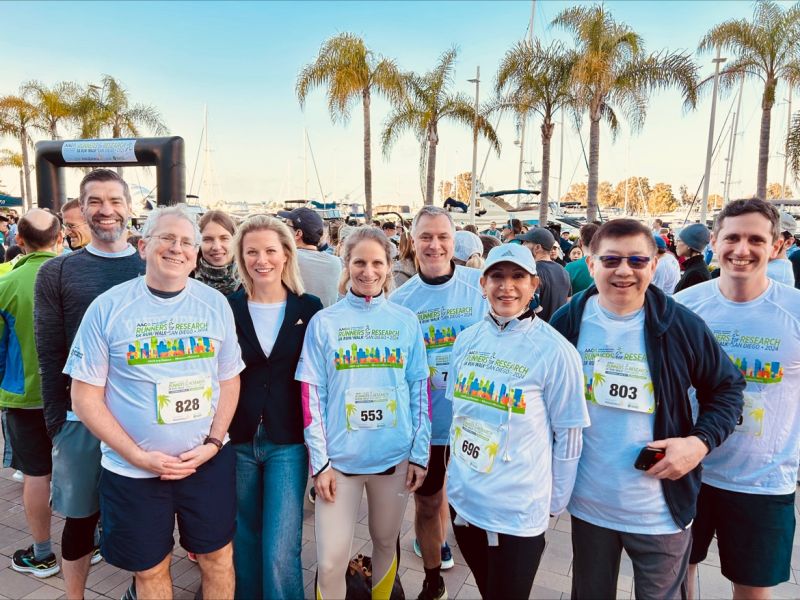 Libia F. Scheller: Participating in a 5K run at the AACR conference to raise funds for cancer research is nothing short of a blessing