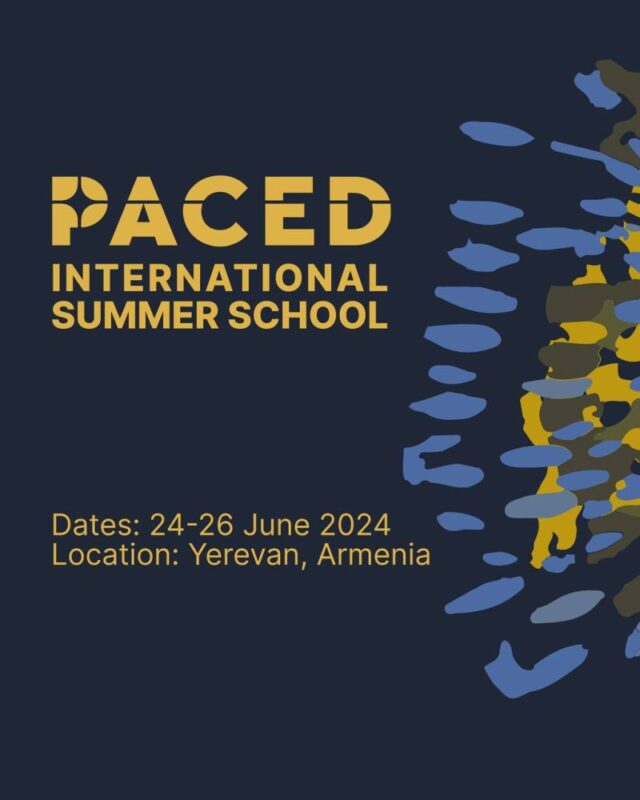 Alisa Kamalyan: PACED International Summer School in Armenia from June 24 to 26