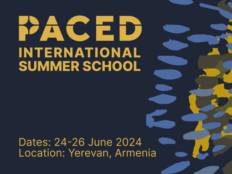 Alisa Kamalyan: PACED International Summer School in Armenia from June 24 to 26