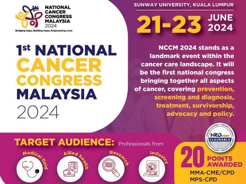 National Cancer Society Malaysia: Call for Abstracts for the National Cancer Congress Malaysia 2024