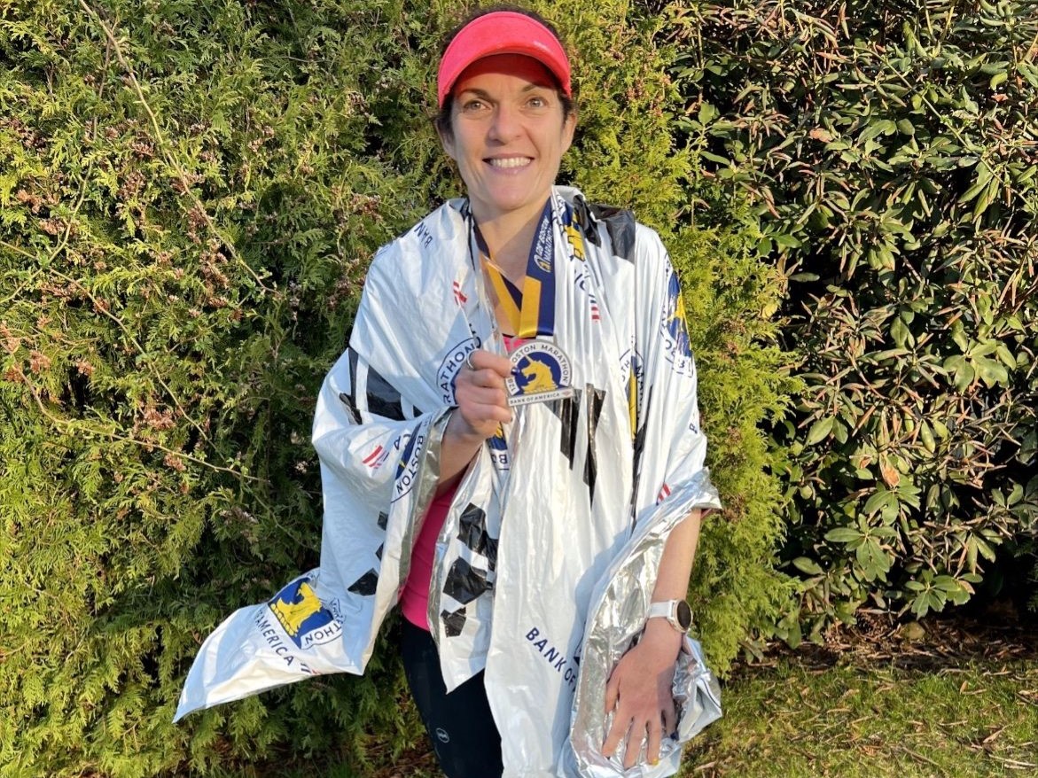 Amy Comander: I ran my 11th consecutive Boston Marathon!