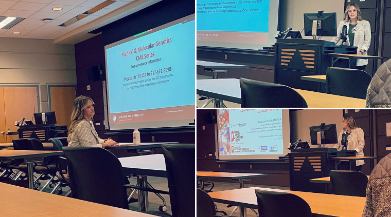 Misty Dawn Shields: Thank you to the Indiana University Graduate School Bloomington Medical Molecular Genetics program for the invitation to speak at the seminar series on Shields Lab research