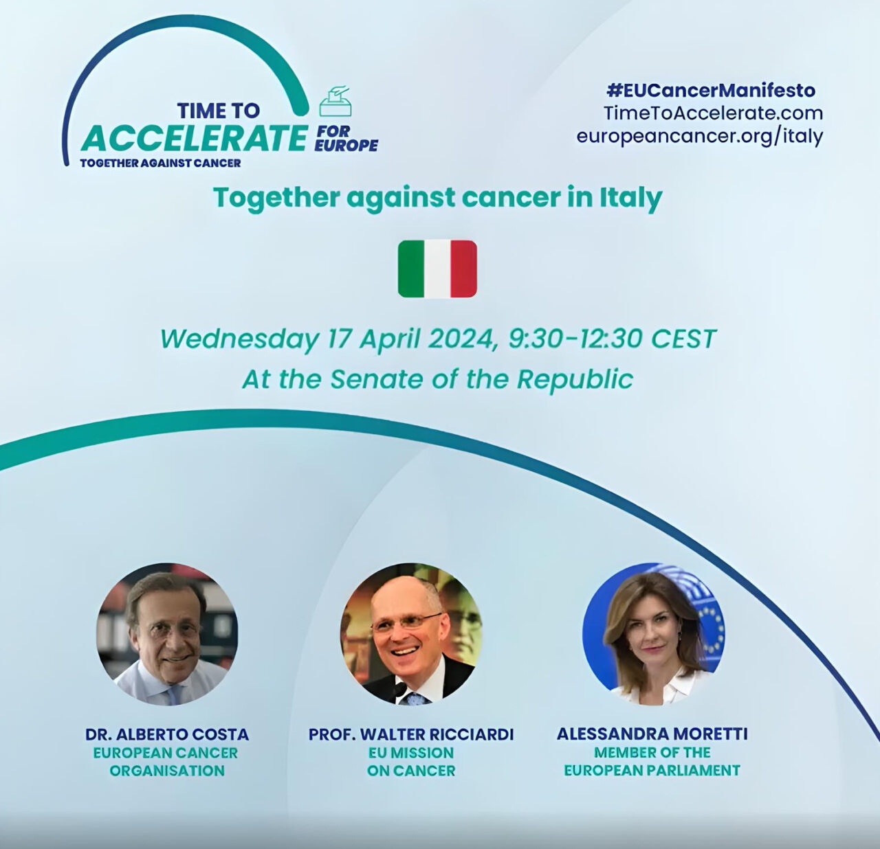 European Cancer Organisation – How can we improve cancer screening, prevention and access to treatment in Italy?